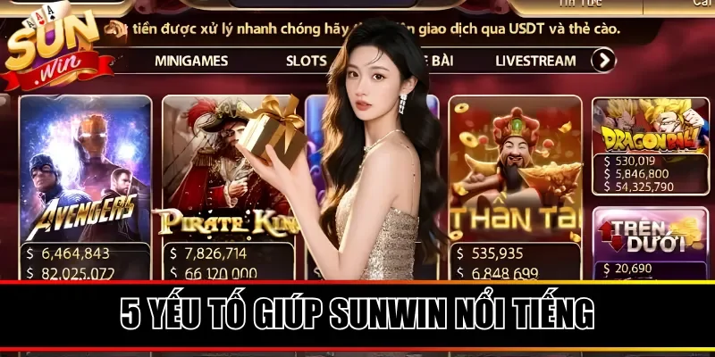 5 yếu tố giúp Sunwin nổi tiếng