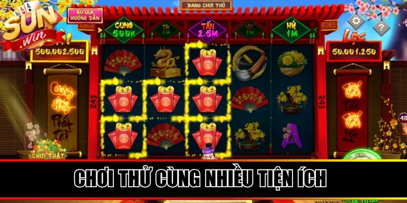 Chế độ chơi thử cùng nhiều tiện ích hỗ trợ