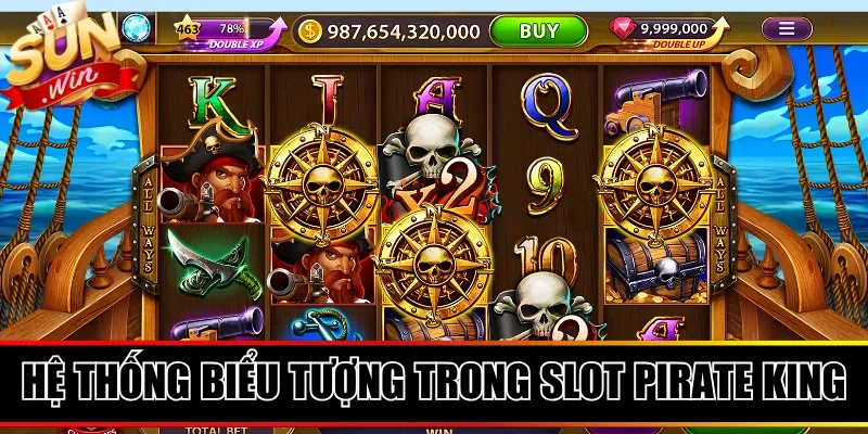 Hệ thống biểu tượng trong slot Pirate King